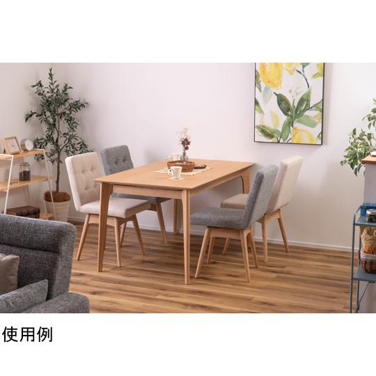 東谷 ダイニングテーブル ナチュラル HOT-883NA (67-2490-28) : A1 