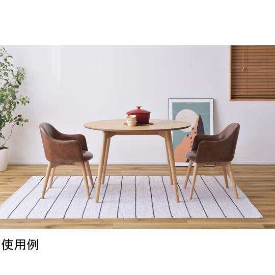 カラメリ 円形ダイニングテーブル ナチュラル 東谷 KRM-110NA (67-2491-81)_7