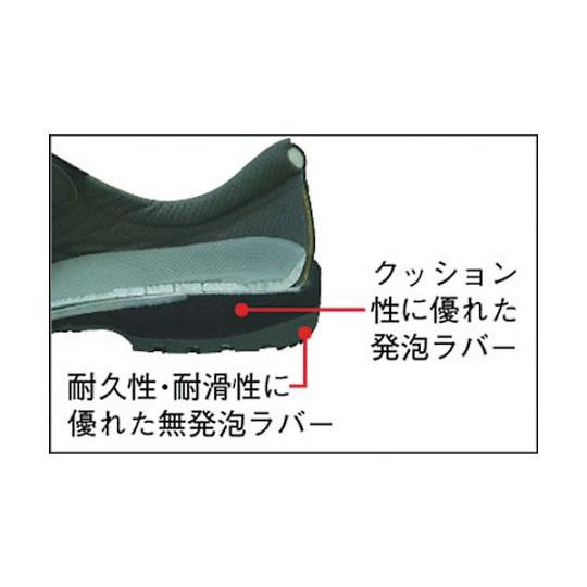JIS規格認定 ラバーテック ゴム底安全靴 長編上 ブラック 25.5cm ミドリ安全 RT930-25.5 (67-3125-18)_1