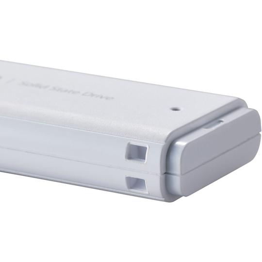 外付けSSD ポータブル USB 5Gbps USB3.2 (Gen1)  小型 キャップ式 250GB ホワイト ESD-EMC0250GWH｜a1-shop｜07