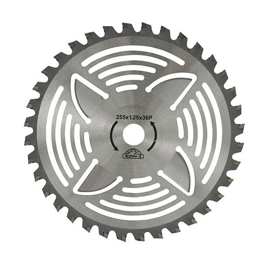 巻付減大型チップソー 255mm×36P 藤原産業 (67-4555-53)