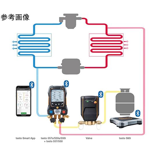 冷媒充填用 スマートバルブ テストー Testo EA113XV-7 (67-4729-15)