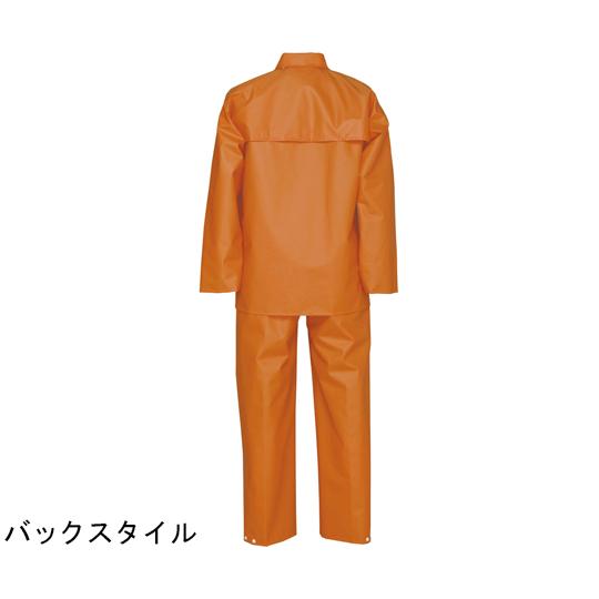 雨衣 ナダレス レンジヤ-ス-ツ オレンジ 4L ジンナイ 6000 (67-4866-02)_1
