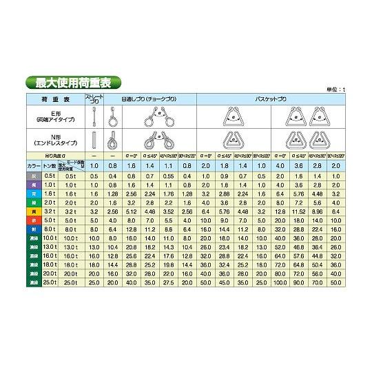 ブルースリングソフト 紺 両端アイタイプ 5m テザック SFT3E8TX5 (67-5184-92)_1