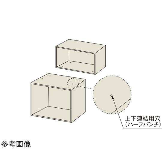 整理戸棚 スチール引違戸 下置き用 三島精器 BER-S22N (67-5203-92)_1