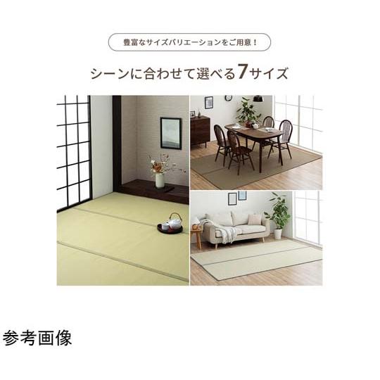 洗える ござ風カーペット グリーン 6畳 約261×352cm 1090740121202 (67-5722-77)_3