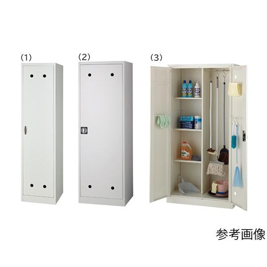 掃除用具入れ W90cm 61-784-55-12  (67-7320-28)｜a1-shop｜05