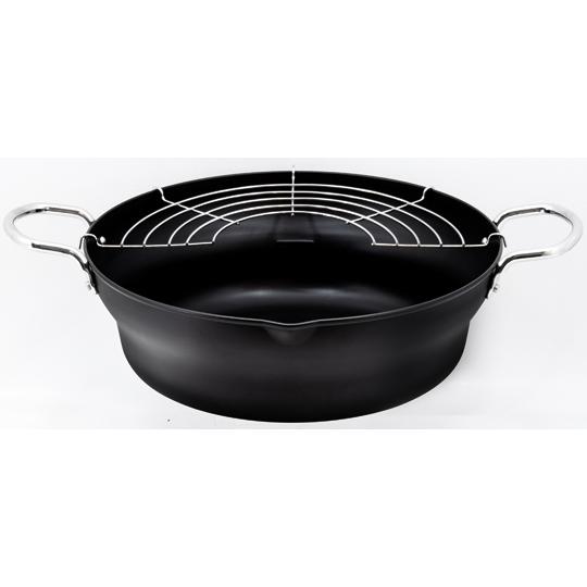 和平フレイズ カラリーズ IH段付両手天ぷら鍋 28cm RB-2765 (67-9206
