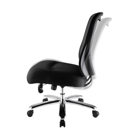 高耐荷重オフィスチェア ブラック サンワサプライ SNC-NET23BK (67-9327-39)_5