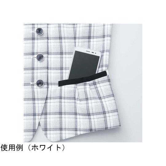 ENJOY ベスト AIR MESH CHECK ホワイト 19号 カーシーカシマ ESV662 (68-0911-10)_3