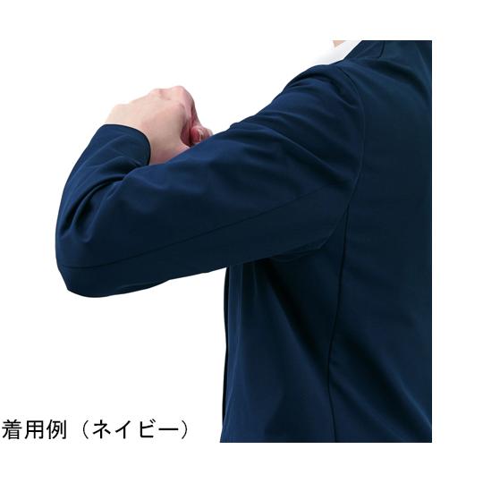 ENJOYNoir ノーカラージャケット Double Cloth by BRING Material ブラック LL_3