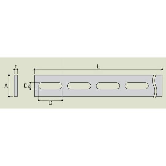 25x1800mm フラットバー 5本 EA439A-182 (68-1812-15)