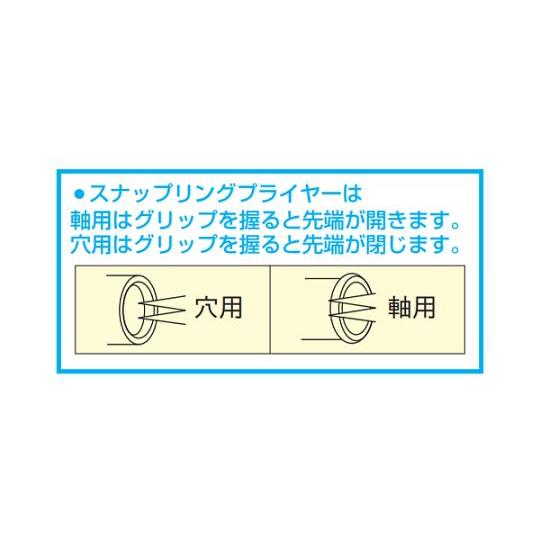 12本組 軸穴兼用スナップリングプライヤー EA590HA-57 (68-1825-61)_4