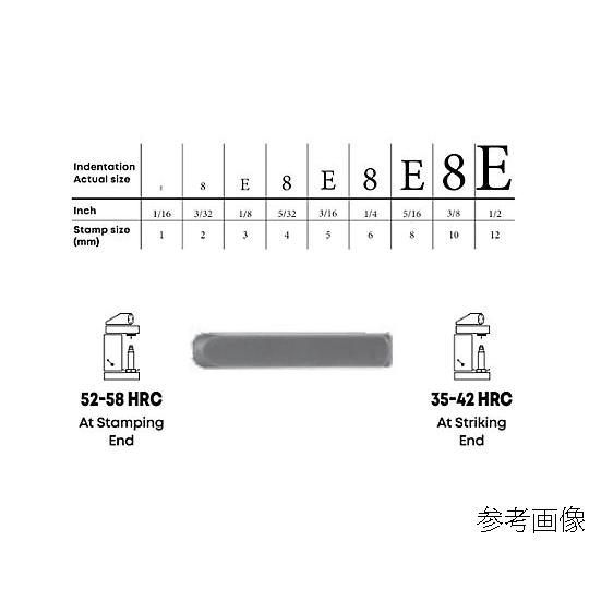 8mm 5/16" /27本組 英字刻印セット EA591GB-8 (68-5197-51)_3