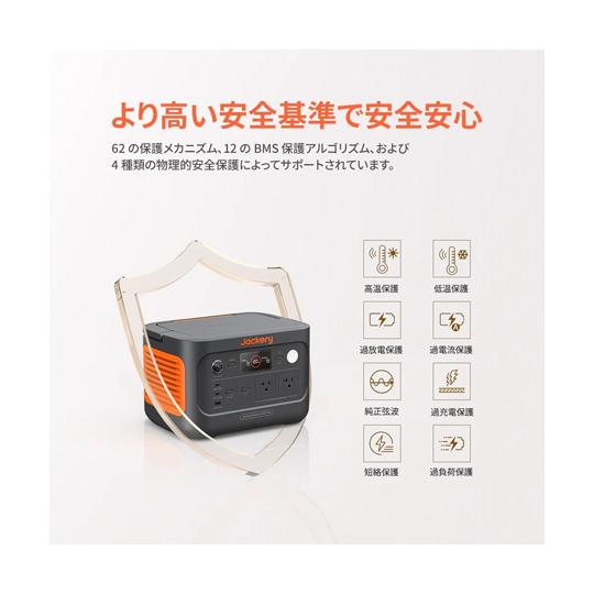 ポータブル電源 600Plus Jackery Japan JE-600C (68-5241-06) : A1