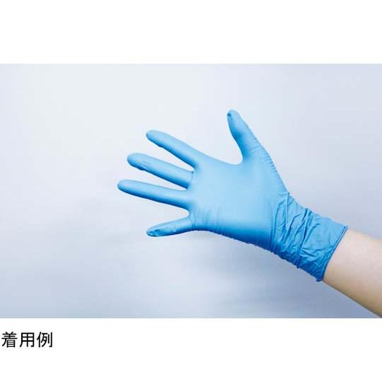 アルフォーインターナショナル ニトリル手袋 60μ 粉なし M ブルー 2000
