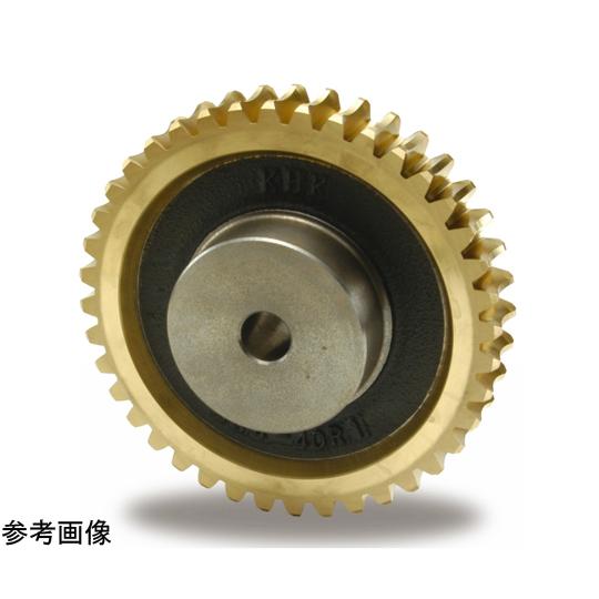 KHK ウォームホイール 減速比10 軸直角モジュール m 3 歯数20 相手条数2 ねじれ角7°46′ AG3-20R2_2