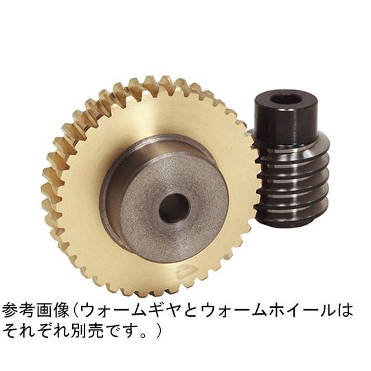 KHK ウォームホイール 減速比10 軸直角モジュール m 3 歯数20 相手条数2 ねじれ角7°46′ AG3-20R2_4