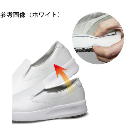 JSAA A種認定 先芯入り超耐滑作業靴 ハイグリップ・ザ・フォース NHF-600 フルキャップ ホワイト 27.0cm
