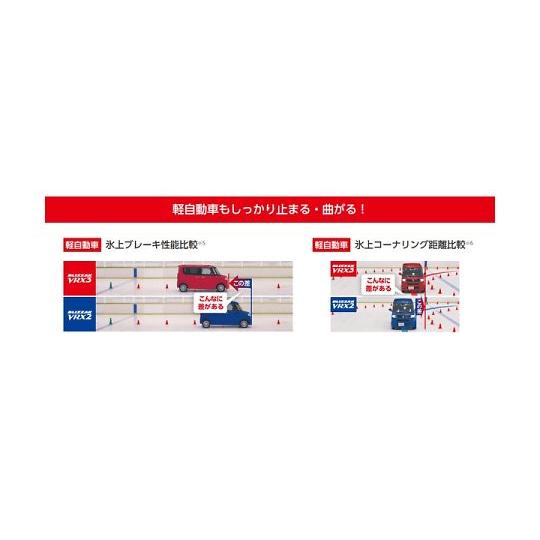 自動車用スタッドレスタイヤ BLIZZAK VRX3 145/70 R12 069Q 1本売り_5