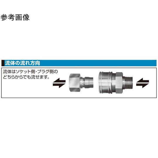 ステンレス鋼 NBR R1/2オネジ取付用 日東工器 4TSF SUS NBR 69-8617-97_4
