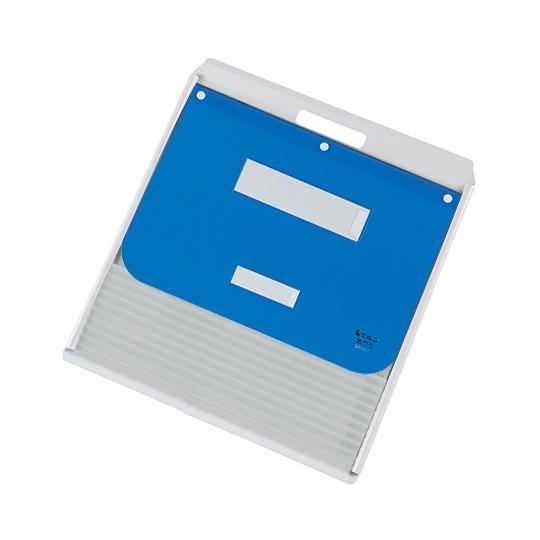 カーデックス アルミタイプ・PP製ポケット ポケット10枚付 ブルー ケルン KD501 (7-2806-11)