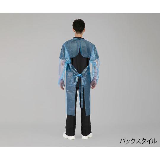 防水・帯電防止ディスポガウン サンプラガウン 男女兼用 10枚×6箱入 サンプラスチック (7-682-51)_1