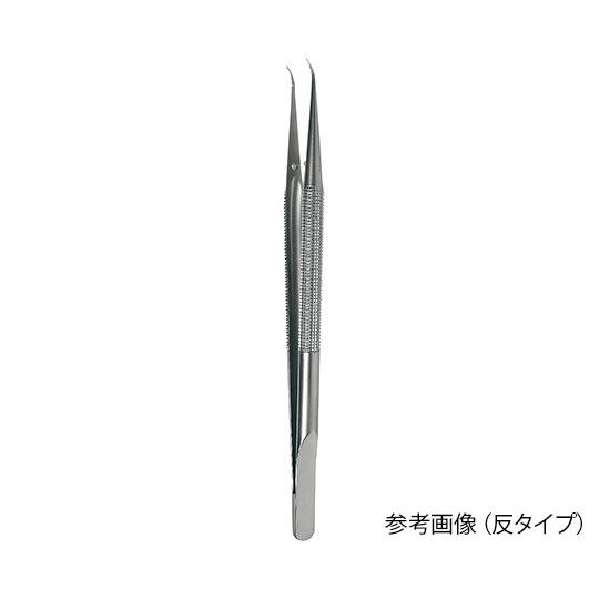 ラウンドハンドルマイクロピンセット 直 NVMF 58 医療機器認証取得済 (7-8190-01)