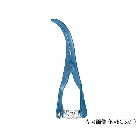 ブルドッグクランプ チタン製 動脈用 NVBC 59/T 医療機器認証取得済 (7-8191-17)