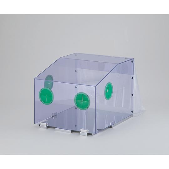 アズワン エアロゾルボックス マニュアルストレッチャー対応 スタンダードタイプ (7-9192-01)