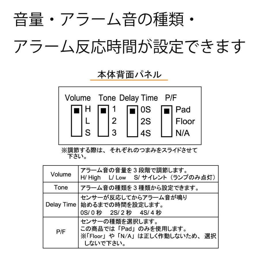 アズワン（asone） 車椅子用離床センサー アラーム+パッドセット SP