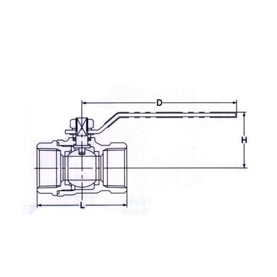 エスコ ボールバルブ ダクタイル鋳鉄製 Rc3/8" EA470AS-3 (78-0172-69)｜a1-shop｜04