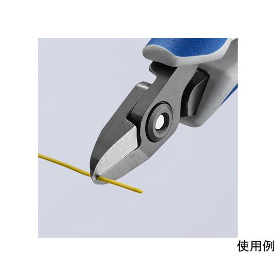 125mm 精密用ニッパー グリップ・バネ付 KNIPEX EA535KG-4 (78-0228-29)