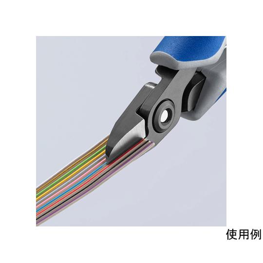 125mm 精密用ニッパー グリップ・バネ付 KNIPEX EA535KG-4 (78-0228-29)