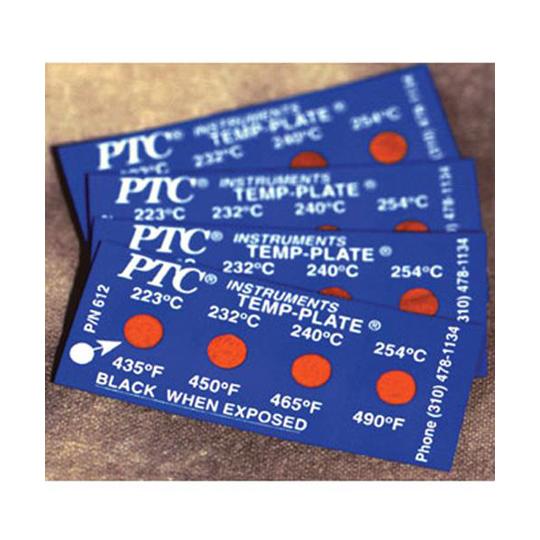 223,232,240,254℃ 温度管理用ラベル 10枚 エスコ EA722ZA-9 (78-0497-62)