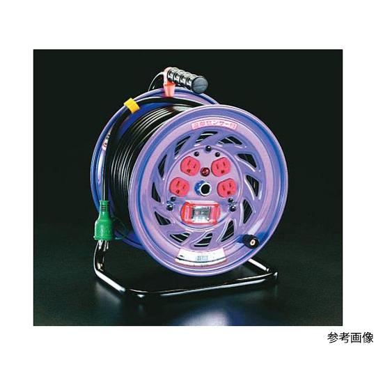 AC100V/15A/30m コードリール 過負荷漏電遮断付 エスコ EA815DK-30 (78-0611-97)