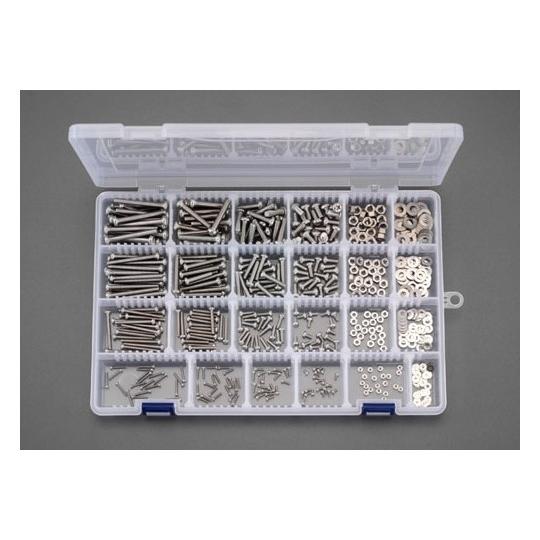 エスコ 鍋頭小ねじセット ステンレス M2-M5 EA949AD-15 (78-0877-66)