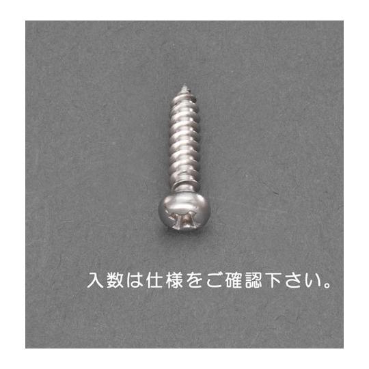 エスコ 鍋頭タッピングビス ステンレス製/25本 4×20mm EA949AL-125 (78-0879-05)｜a1-shop