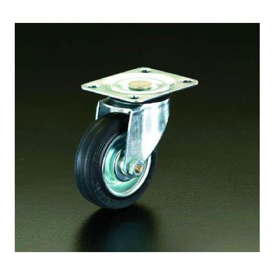 200mm キャスター 自在金具 エスコ EA986GB-200 (78-1034-18)