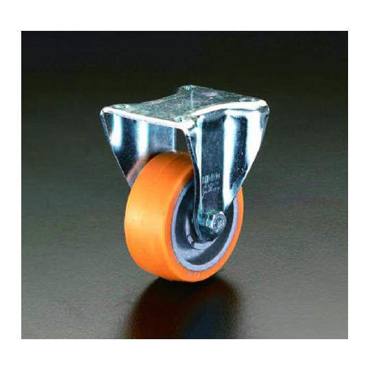 150mm キャスター 固定金具 エスコ EA986KF-150 (78-1037-44)