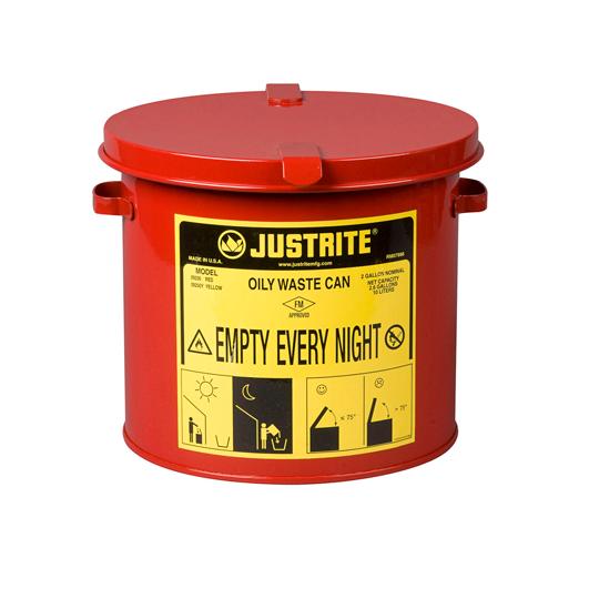 エンソウ　1缶目 φ244x232mm/8L 工業用ダスト缶 セーフティー エスコ EA991JS-3