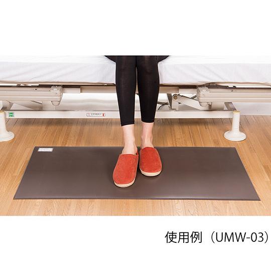 衝撃吸収マット アルティワンダーマット 750×1500×5mm ブラウン 光研化成 UMW-04 (8-5148-04)