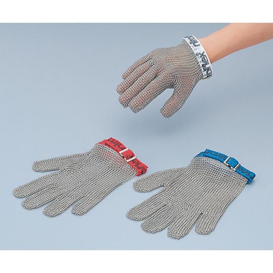 ステンレスメッシュ手袋 左右兼用 5本指 M (8-5323-02)