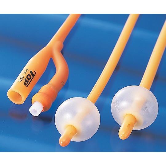 TOP バルーンカテーテル ラテックス製／イエロー／20Fr 10本入 トップ