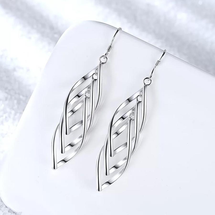 ピアス シルバー925 ロング ツイスト フック ピアス : 262 : A-Store 