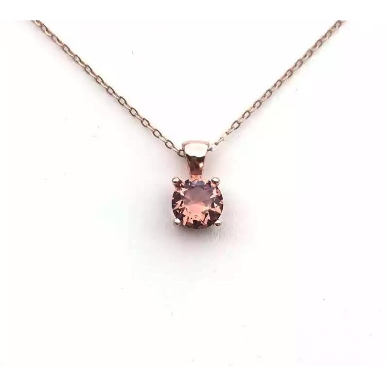 送料 無料】ネックレス ピンクゴールドカラー silver925 ダイアスポア  