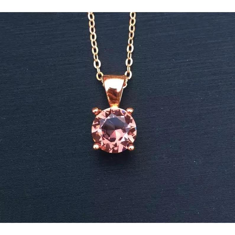 送料 無料】ネックレス ピンクゴールドカラー silver925 ダイアスポア  