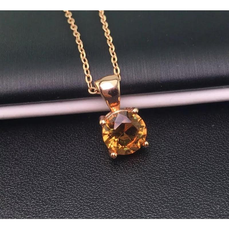 送料 無料】ネックレス ピンクゴールドカラー silver925 ダイアスポア  