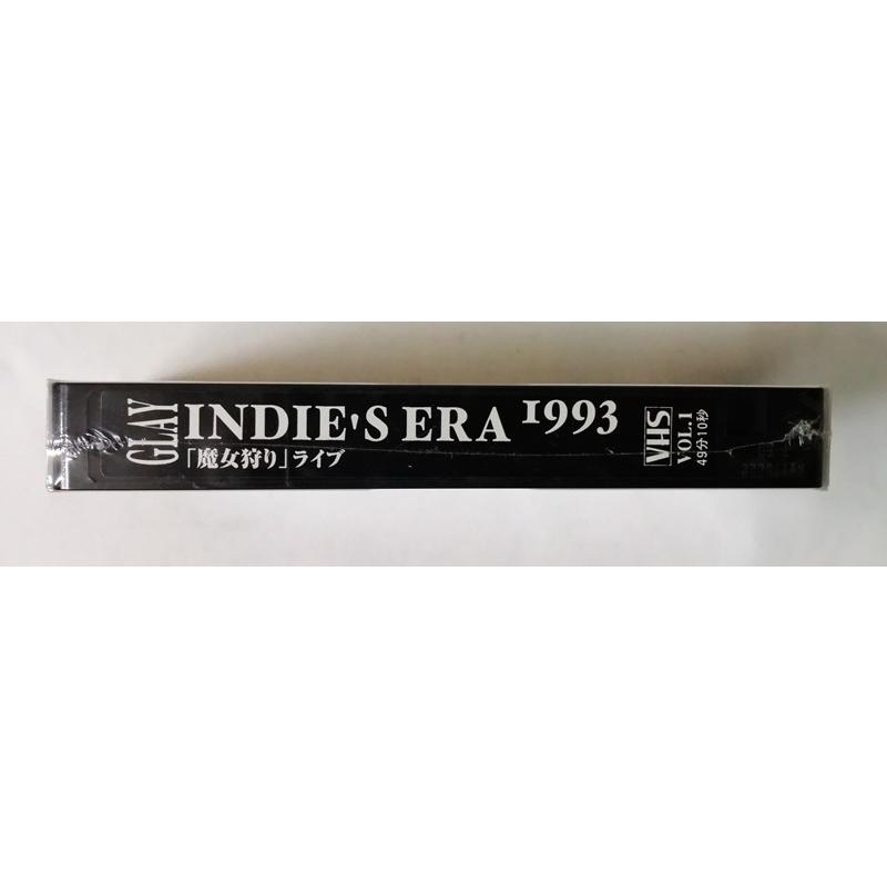 未開封[VHS] GLAY『 INDIE'S ERA 1993 VOL.1 「魔女狩り」ライブ