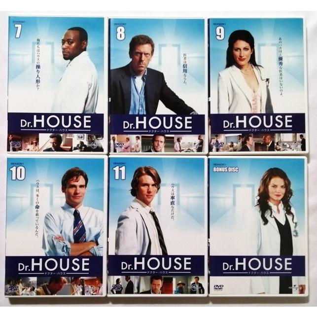 中古 DVD全6巻 「 Dr.HOUSE シーズン1 DVD-BOX2 第13話〜22話＋